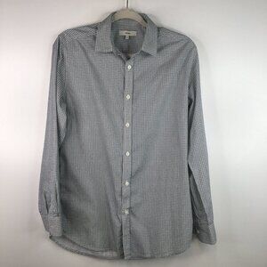 Diesel Blue White Button Down Shirt Small